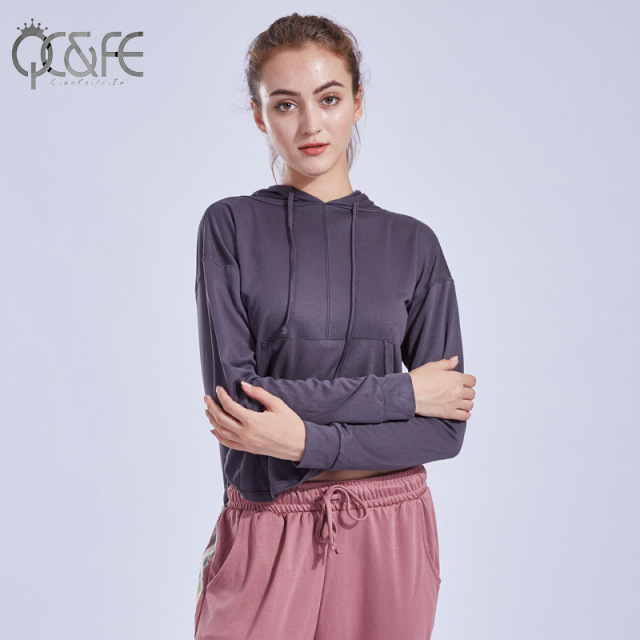 Long sleeves of women’s running Yoga Fitness clothes