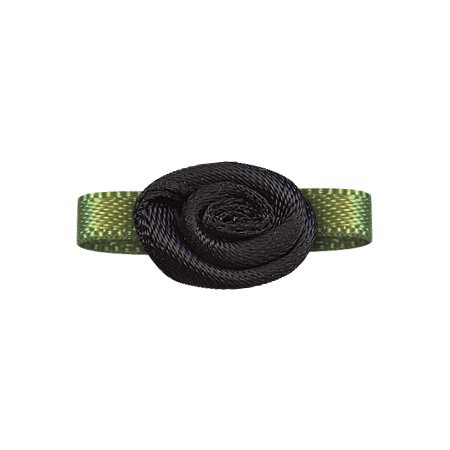 Accesorios de flores de Yao Ming DIY accesorios para el cabello hechos a mano hoja de una palabra 4 puntos revés flor ropa interior Decoración Accesorios cinta pequeña flor