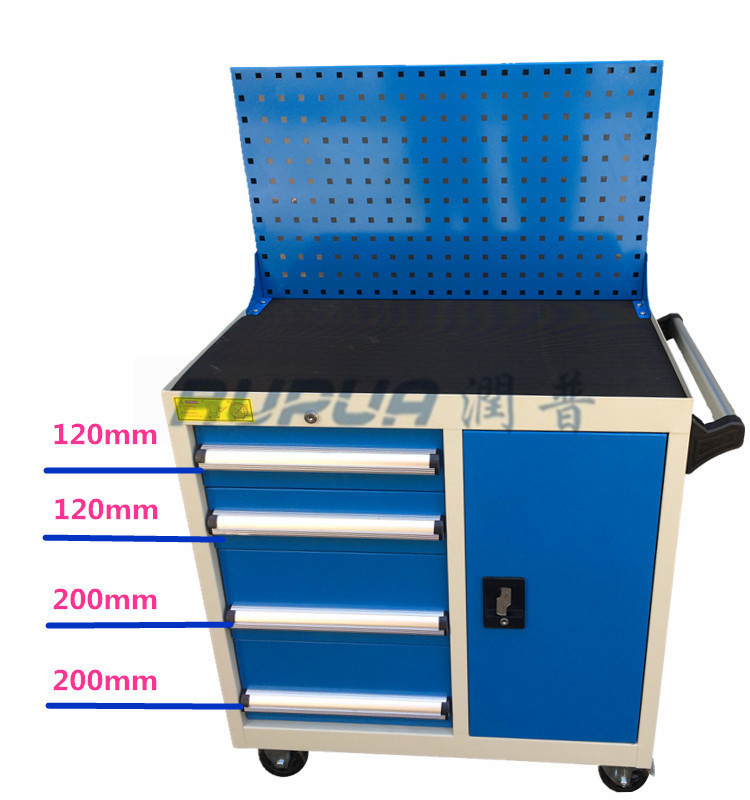 四抽单门工具车/重型工具车/抽屉式移动工具车多功能带抽屉