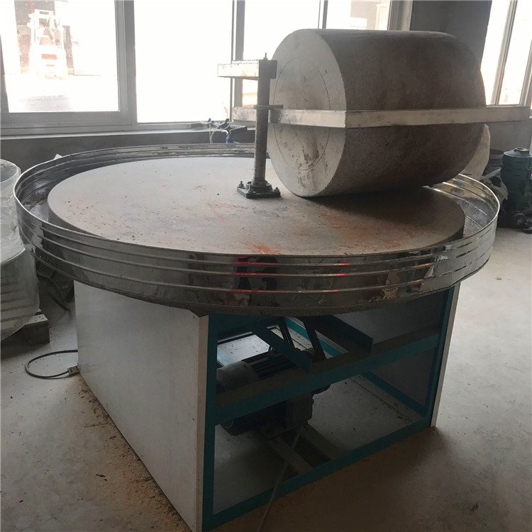 商用面粉石碾 小麦面粉石磨机 直销HR150型全自动石碾