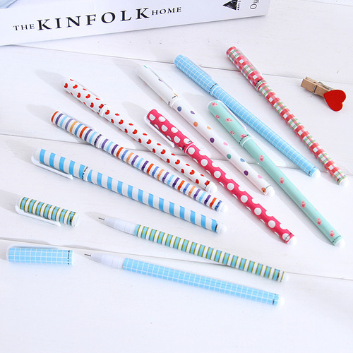 New 10-Pack Box of Colorful Neutral Pens Student Highlighters Set Creative Color Pens Factory Wholesale Neutral Pens