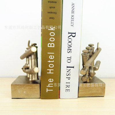 萨克斯书靠欧式家居装饰摆件书房书柜装饰摆设样板房软装配饰批发|ru