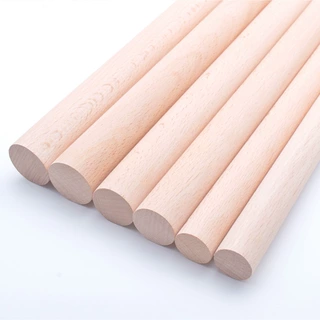 圆木棒DIY模型工具可按照需求制作家具配件圆棒圆木棍木艺榉木