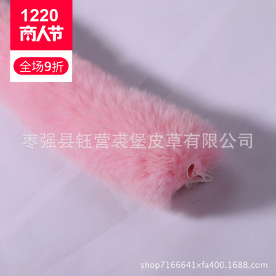 Pink Rabbit hair Wool top Down Jackets Hats accessories Rabbit Sandwich Versatile clothing Fur accessories