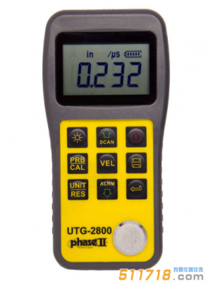 美国Phase II(菲思图) UTG-2800超声波测厚仪