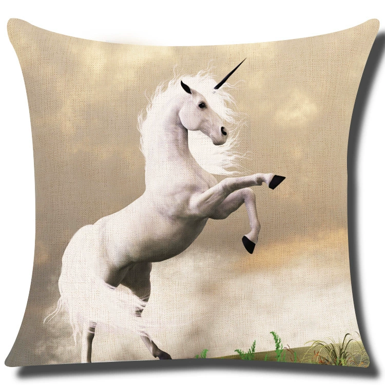Cartoon summer pillow, fresh seat, sofa, pillowcase