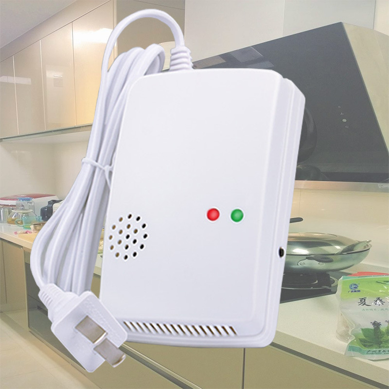 家用天燃气煤气液化器探测泄露报警器厨房独立可燃气体探测感应器