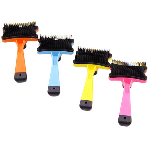 Pet Dog Comb Cat and Dog Hair Brush Teddy One-Click Hair Removal Comb Brush Supplies Cat Comb Amazon