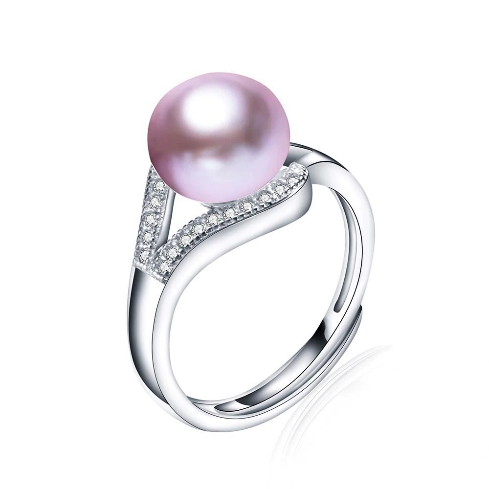  adjustable ring pearl, European style, Aliexpress