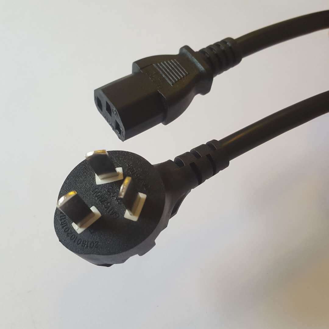 国标插头线 AC三孔电脑线 主机适配器电饭煲电源线 ccc全铜认证线