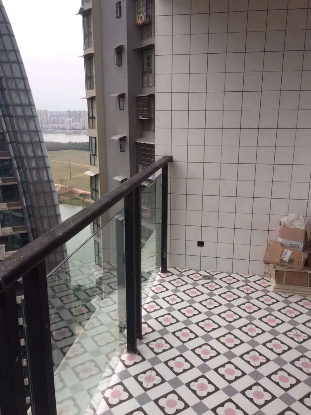 300X300阳台洗手间厨房花砖 店面地板砖艺术客厅背景墙装饰小花砖|ms