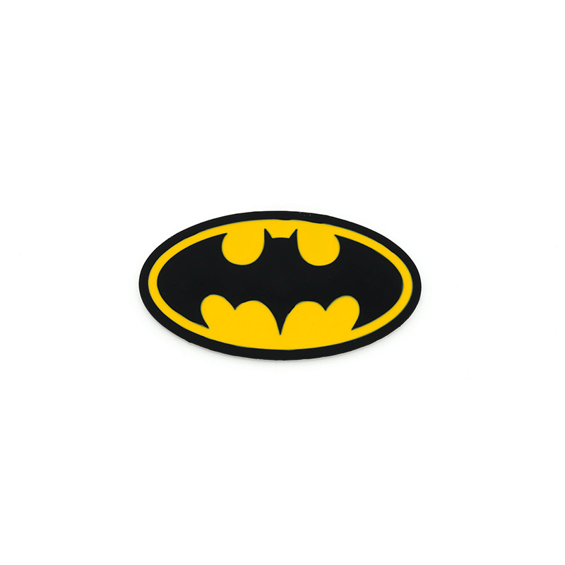 汽车金属蝙蝠侠车贴标车标金属贴标汽车贴标改装方向盘蝙蝠贴尾标