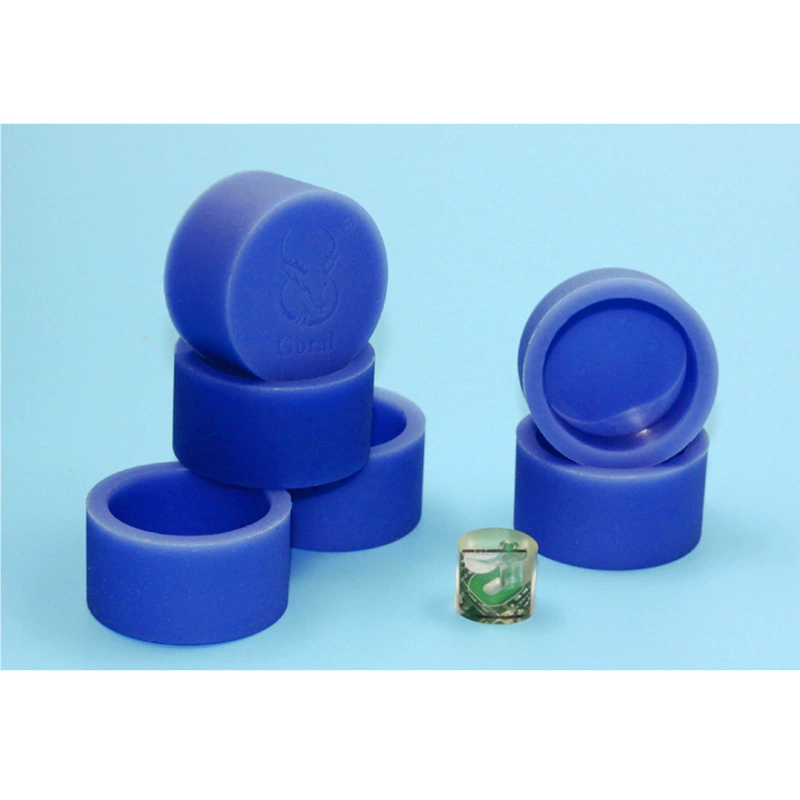 Blue stone inlay from soft rubber, tea cup, mold, fixing seat, 40×23mm