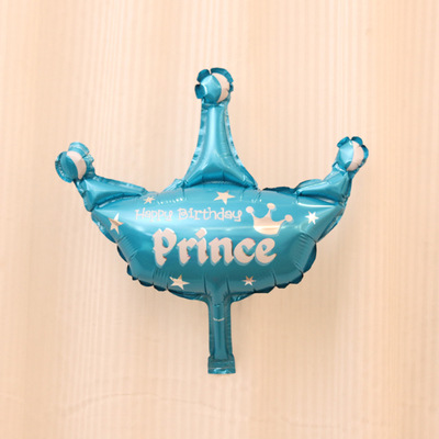 迷你王子皇冠蓝色