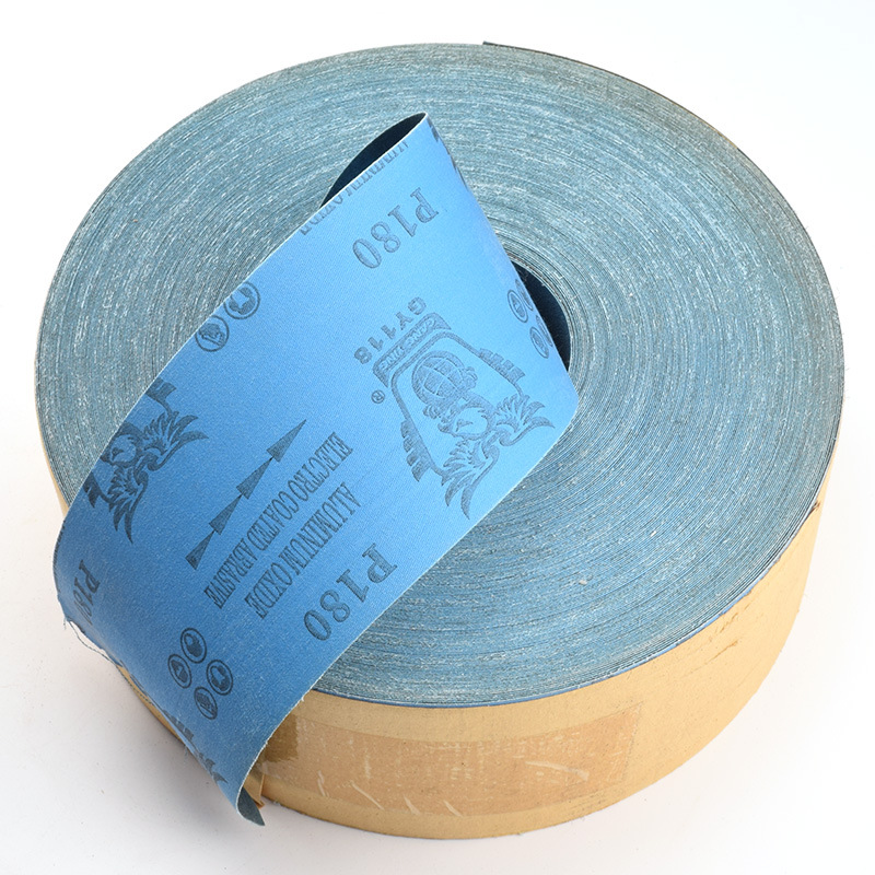 批发钢鹰GY118手撕砂布卷软布卷漆面家具打磨抛光4寸4.5寸6寸