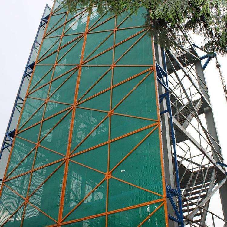 建筑爬架网片 工地施工安全网 外围提升架冲孔网板金属建筑防护网