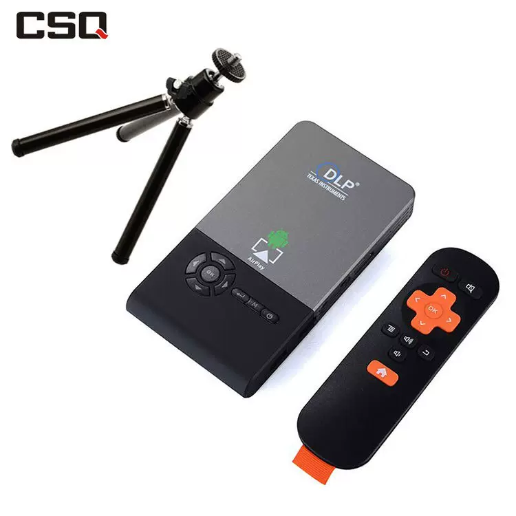 智能迷你投影仪C2高清便携家用办公教学锂电池超长续航投影机