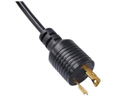 美标三芯插头 自锁插 电源线延长线批发 NEMA L7-20P 煊华