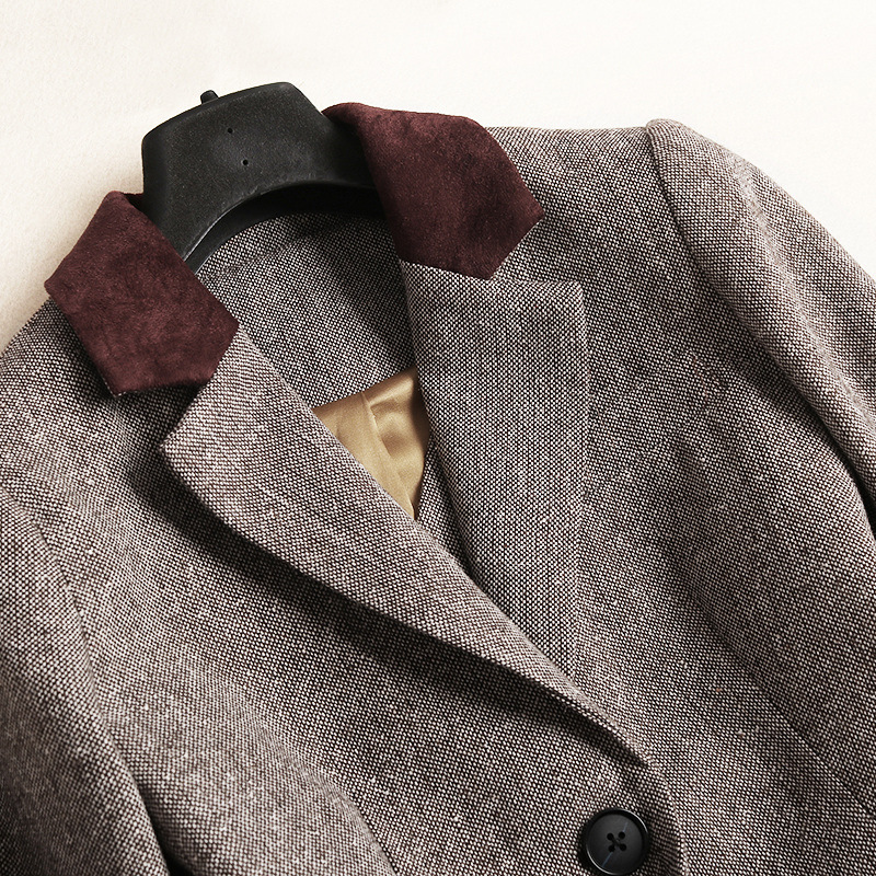 Costume femme SPLIT en Daim - Ref 3335168 Image 3