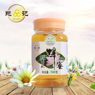 鲍记天然百花土蜂蜜500克农家自产野生纯蜂蜜包邮