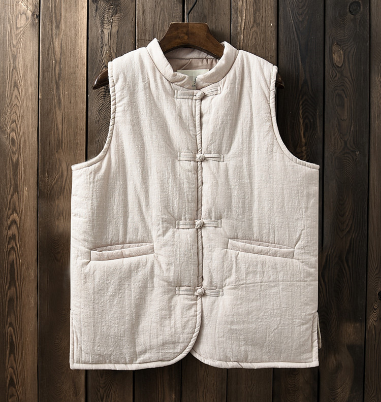 Gilet femme NIAN BAIXIU SPINNING en Chanvre - Ref 3316222 Image 9