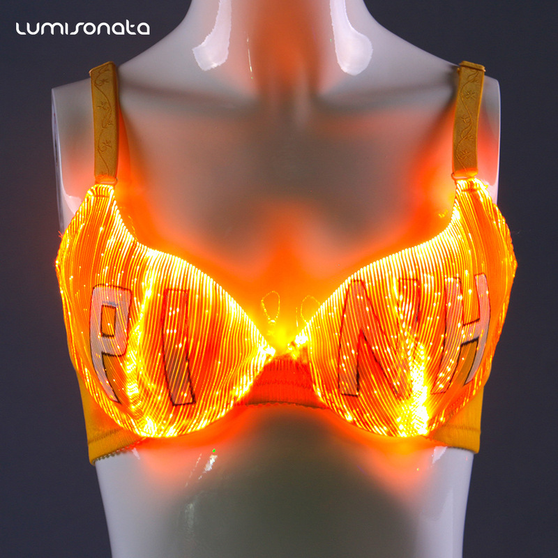Smart APP control sexy underwear fashion sports underwear European and American tube top luminous underwear