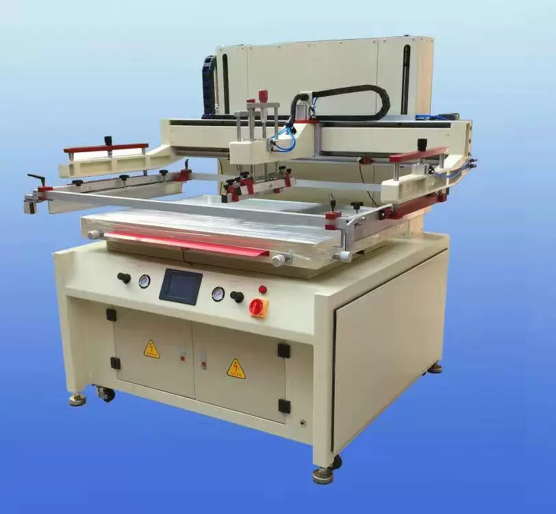 平面丝印机   自动垂直式线路板天花板平面玻璃丝印机