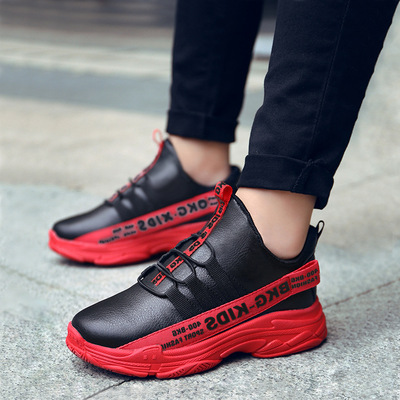 童鞋秋冬2019年新款儿童中大童跑步鞋加绒保暖棉鞋防滑儿童运动鞋|ru