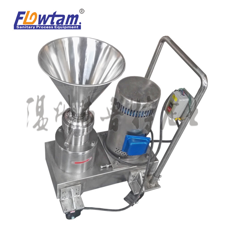 弗鲁特不锈钢卫生级分体移动胶体磨7.5kw骨泥研磨机厂家 JMF-140