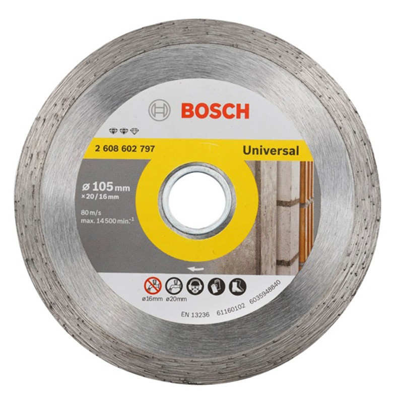 云石片通用节段齿,105mm/博世