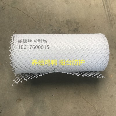 Manufactor Direct selling white 1 m 18 millimeter Aperture Plastic mesh Plastic Flat screen Plastic Raising chickens Duck