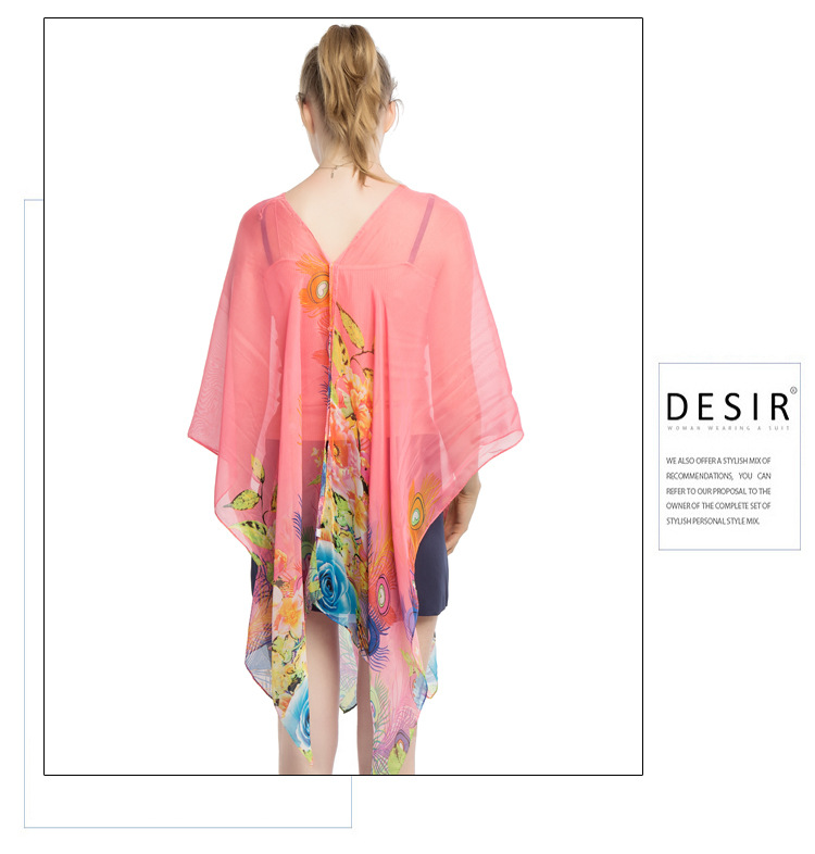 夏季防晒片 女士围巾厂家 泰国旅游披巾