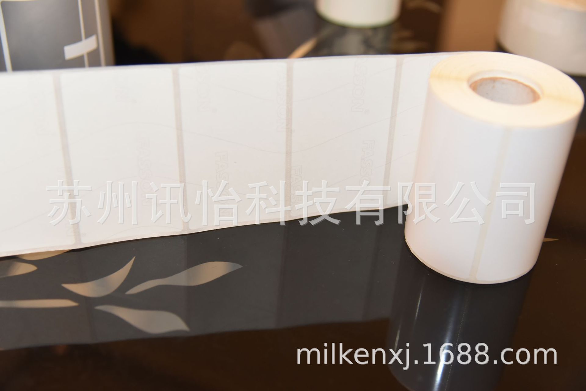 重庆FASSON-72825T亮白聚酯PET不干胶无尘标签55*120MM单排R2*1K