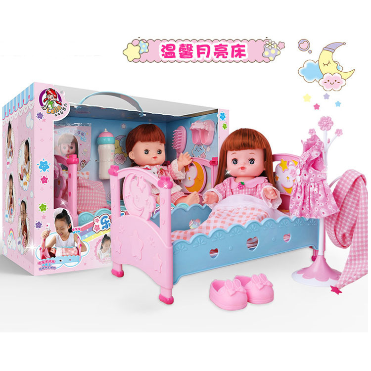 乐吉儿A051会说话的娃娃玩具仿真婴儿女孩洋娃娃宝宝搪胶硅胶米露|ru