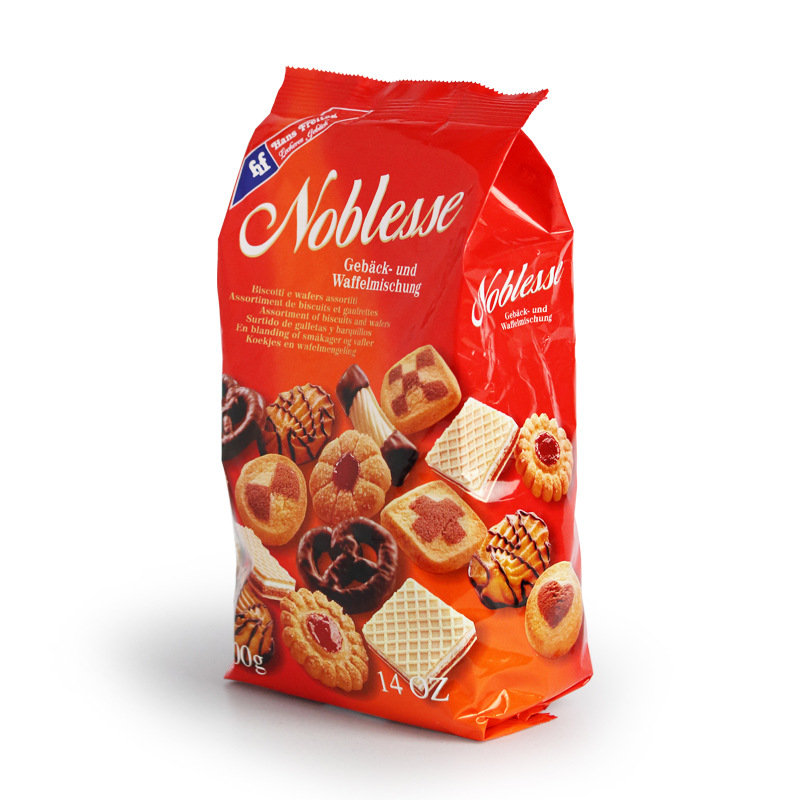 Germany Imported Hans Friday Nuopali Mixed pack Cookies Waffle biscuit 400g chocolate Net Red snacks