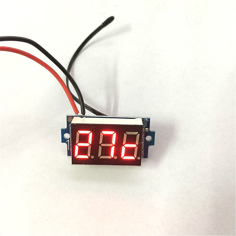 汽车车用温度表车载温度计电压表3.5-30V二合一 功放板改装监测