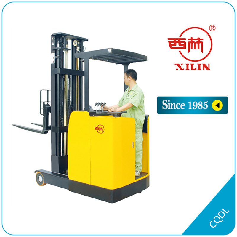 西林站驾前移式电动叉车1t1.5吨 宁波如意 电瓶堆垛搬运高位升降