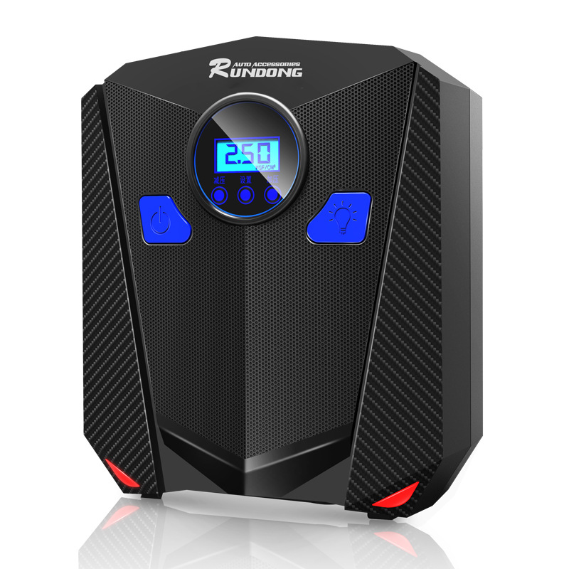 潤東 車載充氣泵汽車打氣泵車用12V電動(dòng)輪胎打氣筒預(yù)設(shè)胎壓R-5501