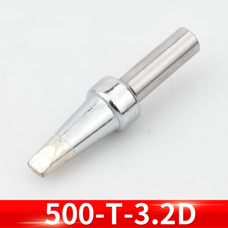 烙鐵頭 500-T-D環保無鉛洛鐵頭205H高頻焊台專用亮光一字頭烙鐵咀