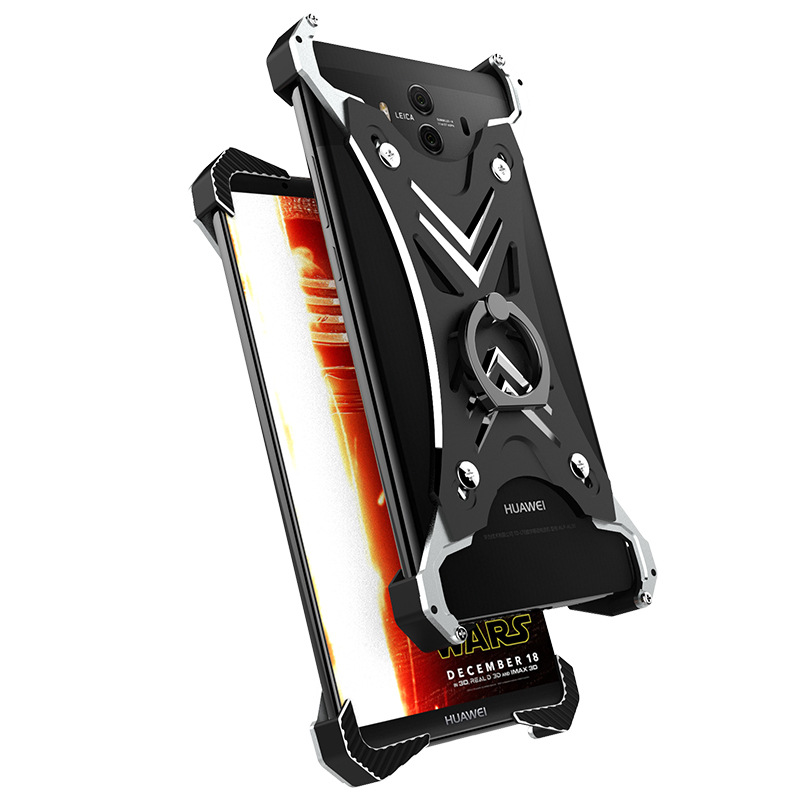 R-Just Soul Calibur Blade Master Ring Holder Shockproof Aerospace Aluminum Metal Shell Case Cover for Huawei Mate 10 & Huawei Mate 10 Pro