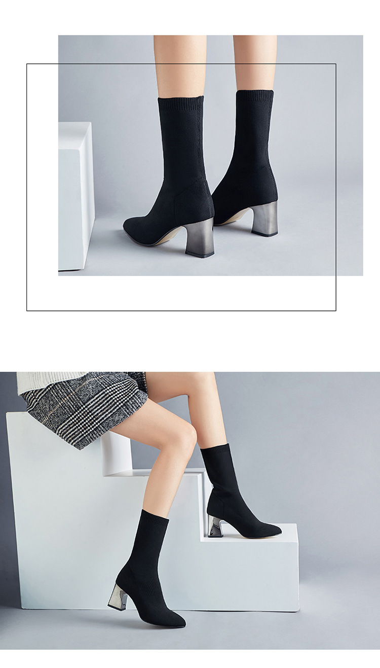 Bottes femme AFFINITé en Tissu élastique - Ref 3355093 Image 59