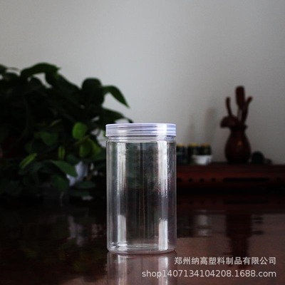 85150枸杞包装罐 圆形拧盖高透明塑料桶  密封pet食品瓶厂家直销|ms