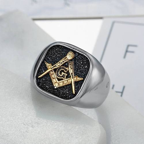Cross-border personalized hip-hop jewelry classic men's ring AG retro titanium steel ring finger ring Amazon jewelry