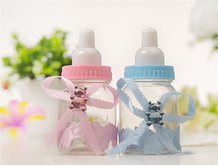 Factory Direct Supply Wedding Candy Box Babyshower Food Grade Ps Plastic Small Bottle Wedding Candy Box Storage Box Wholesale display picture 1