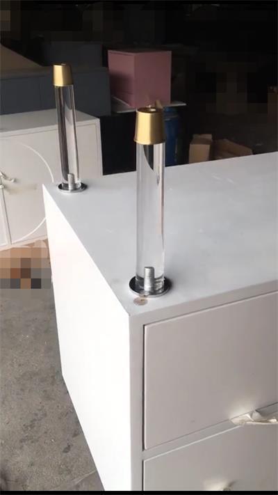 亚克力柜脚家具脚 支撑腿 台脚 水晶柱水晶玻璃桌沙发茶几柜脚