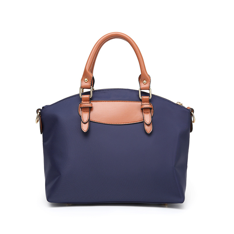 Women's Trend 2024 New Korean Edition Lightweight Waterproof Nylon Cloth Mother and Child Contrast Color Single Shoulder_voghion.com