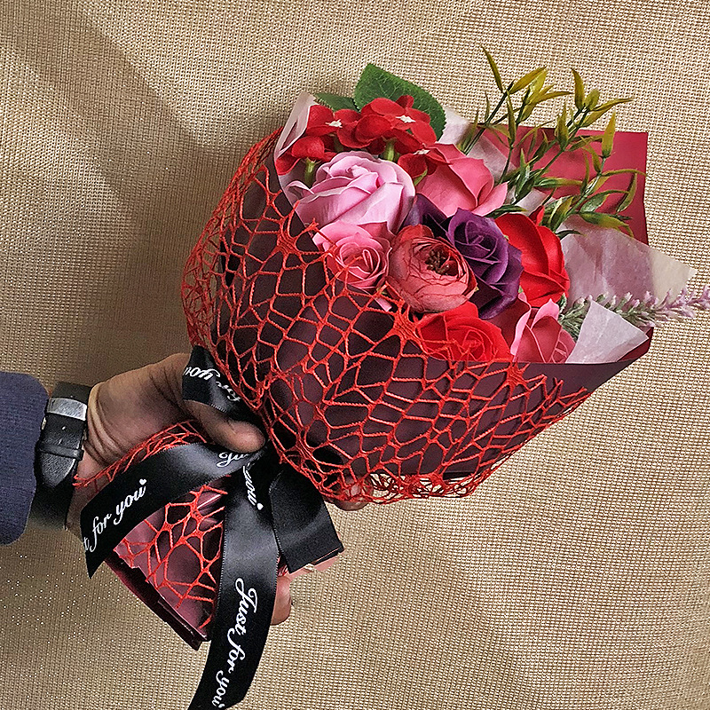 9朵新款手棒手提袋红5