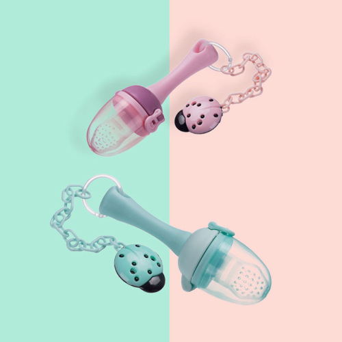 Baby food bite fruit and vegetable happy teething stick baby fruit food supplement push type bite happy factory direct supply