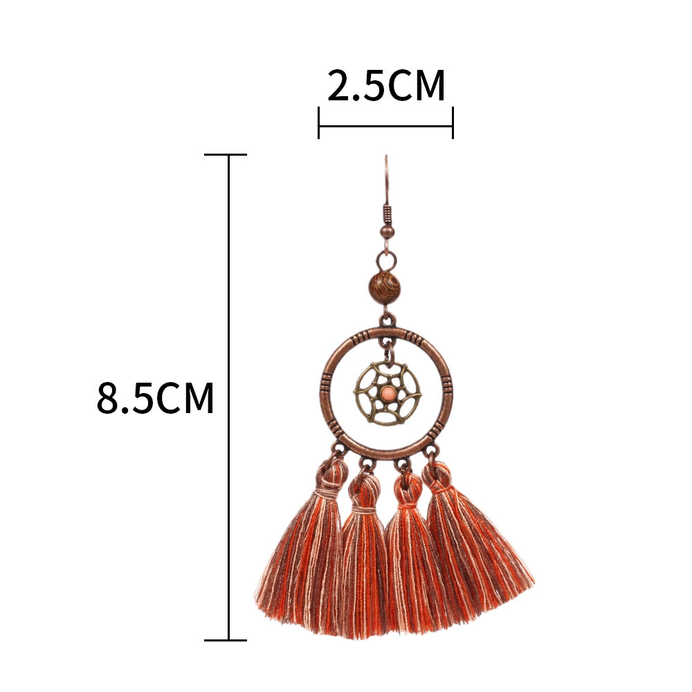 Fresh universal earrings, boho style