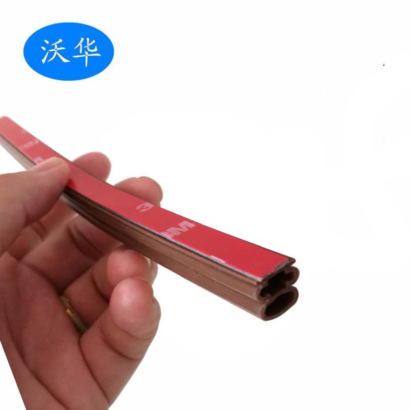 防盗门密封条 自粘式进户门隔音防撞密封条 工字型硅胶密封条